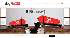 Desktop Screenshot of dogpacer.com